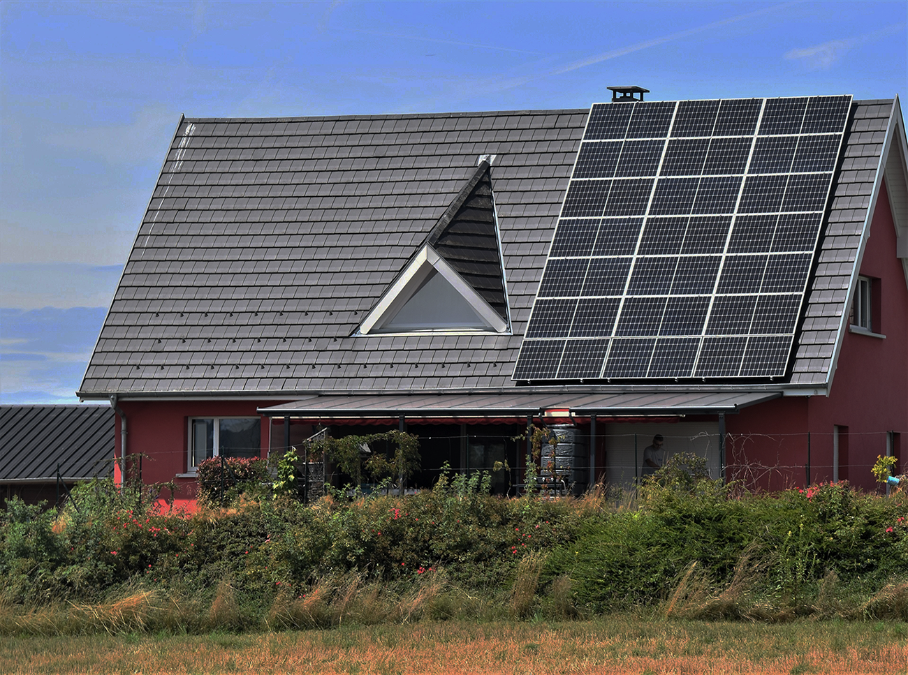 Photovoltaikanlage auf dem Wohnhaus von Thomas W. in Markkleeberg
